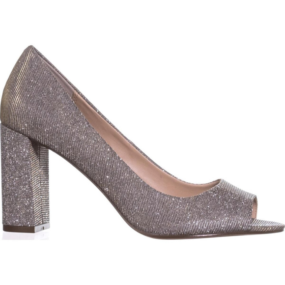 Nina Shoes - NINA Peep Toe Glitter Pump